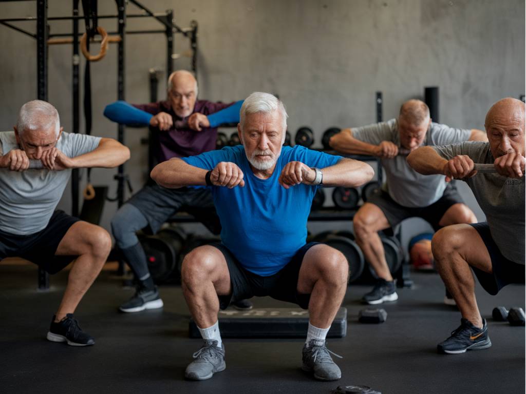 les exercices pour prévenir la sarcopénie chez les hommes de plus de 50 ans