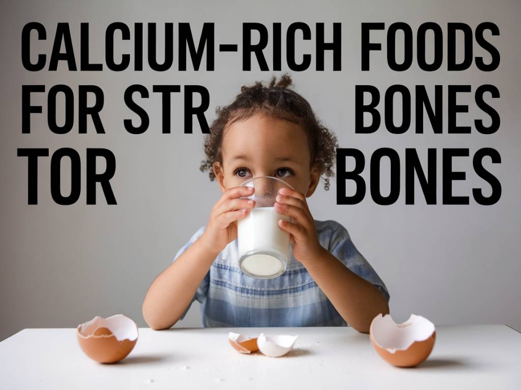 comment renforcer la santé des os chez les enfants grâce à une alimentation riche en calcium